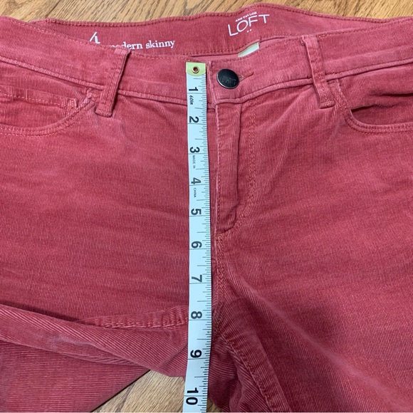 Ann Taylor LOFT Women's Rose Modern Skinny Corduroy Jeans size 4 - Picture 4 of 7